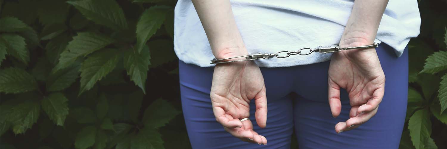 young woman arrested